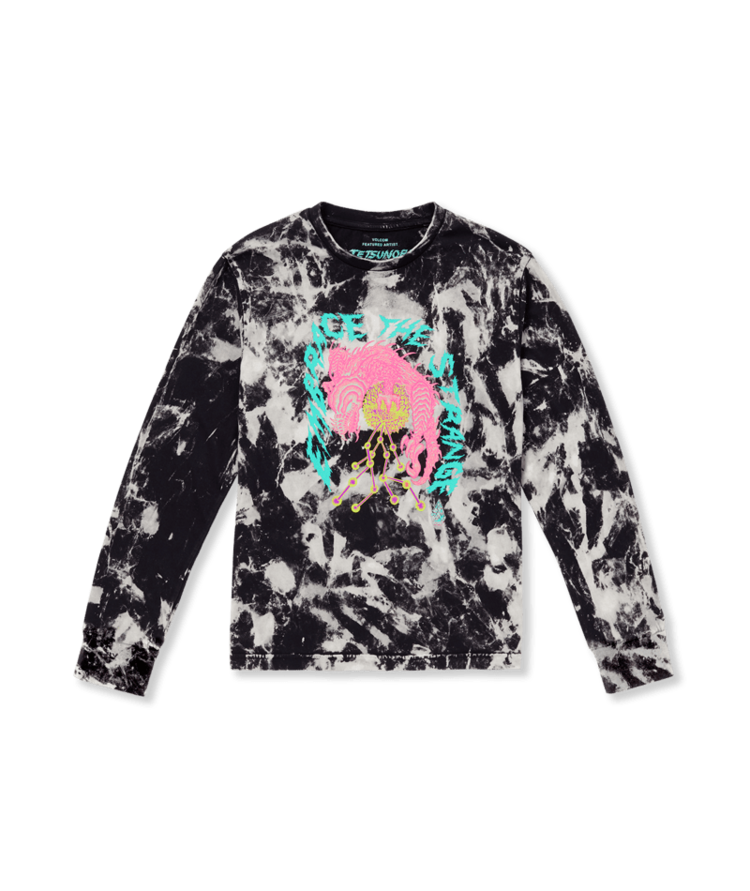 VOLCOM VOLCOM Kids Featured Artist Tetsunori Long Sleeve Tee Black White