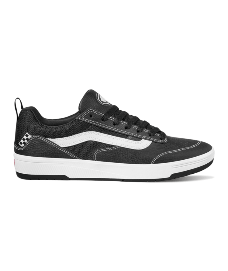 VANS VANS Zahba Leather Shoe in Black/White