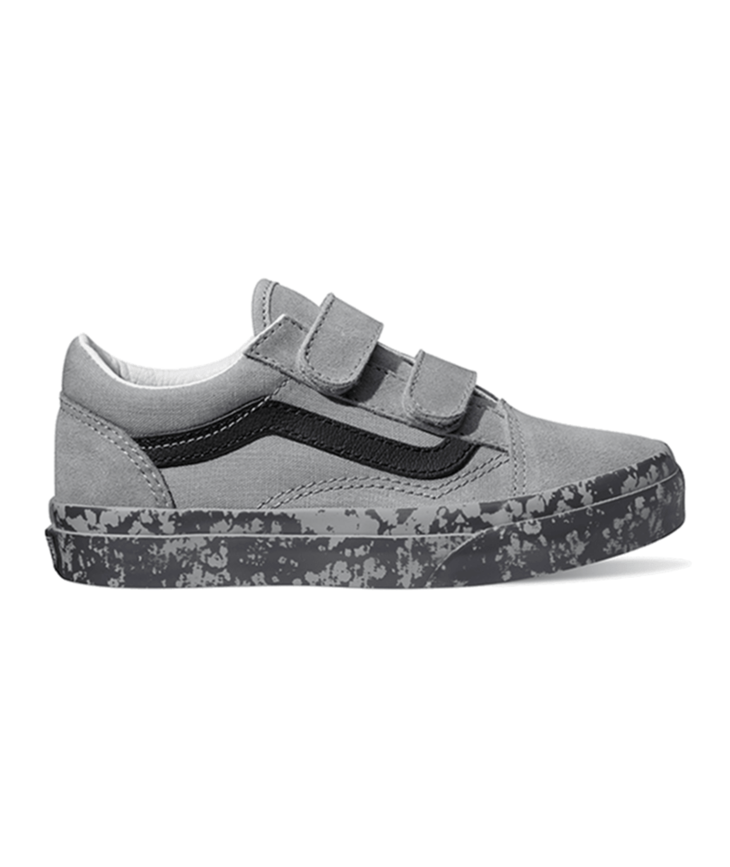 VANS VANS Kids Old Skool V Tie Dye Sidewall Gray Multi