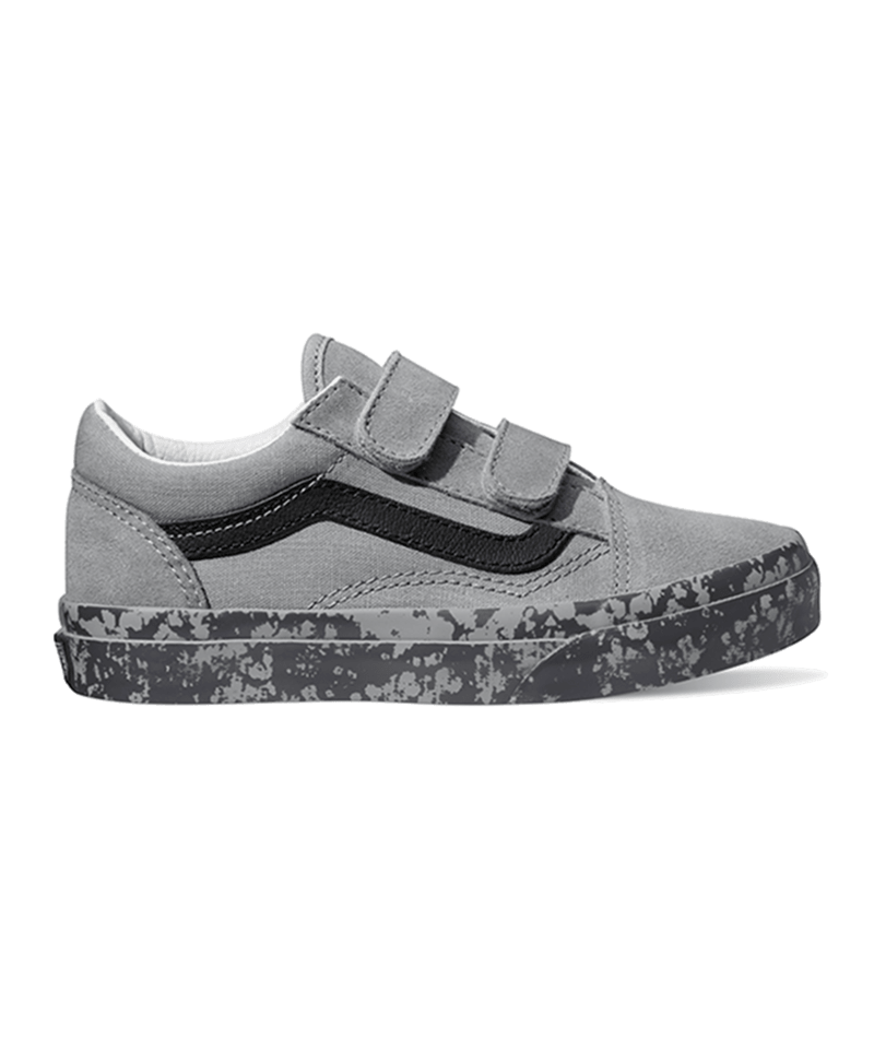 VANS Kids Old Skool V Tie Dye Sidewall Gray Multi Edge of the World Fernie BC