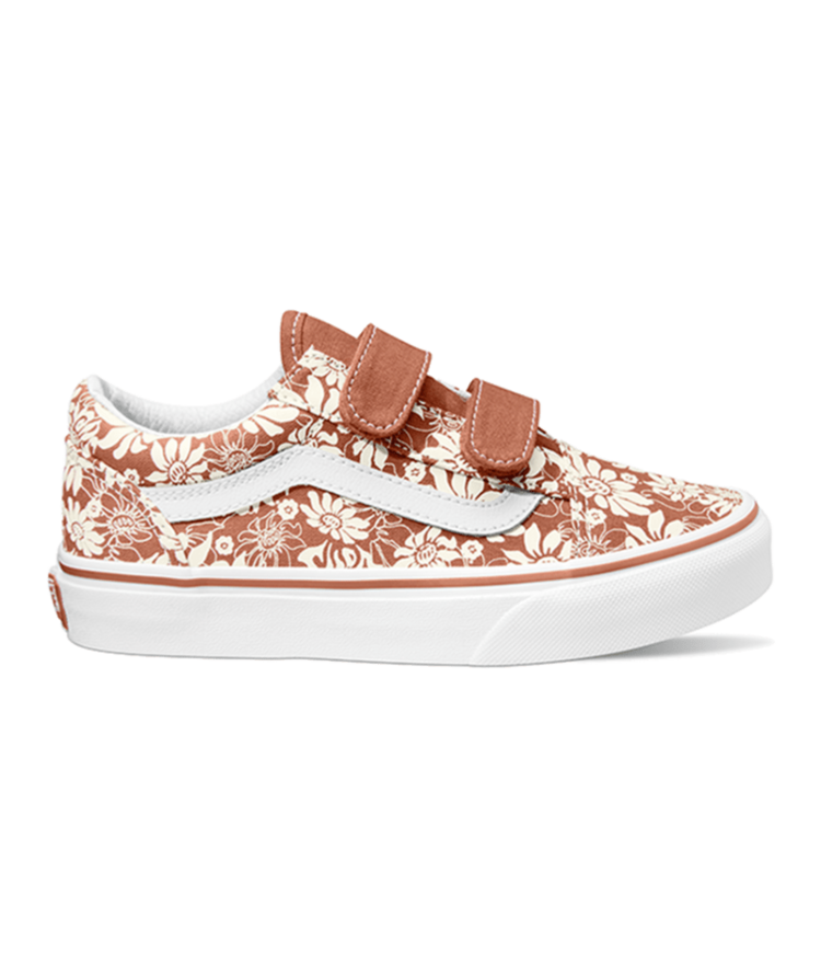 VANS VANS Kids Old Skool V Summer Bloom Autumn Leaf