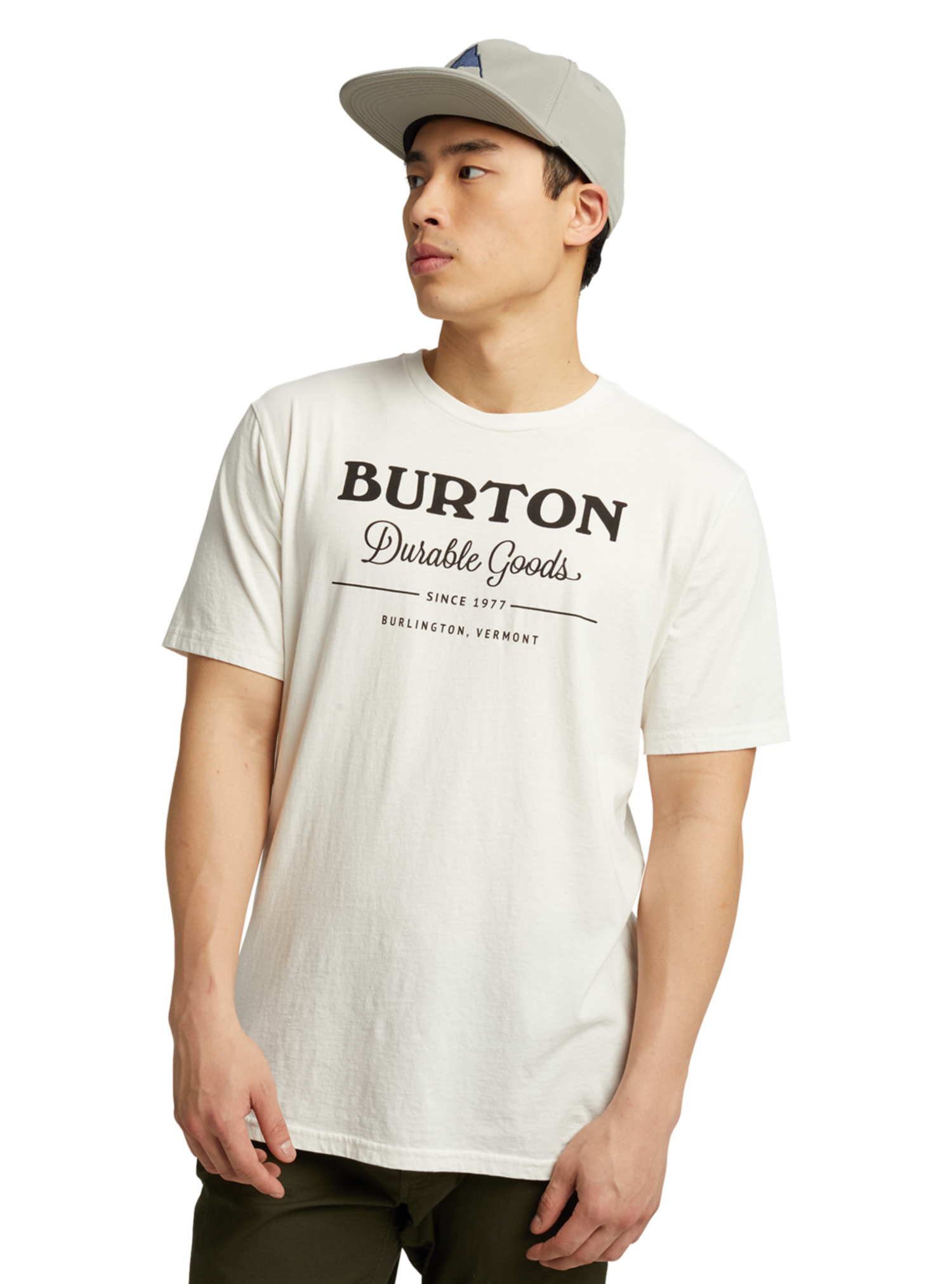 burton white short sleeve shirt