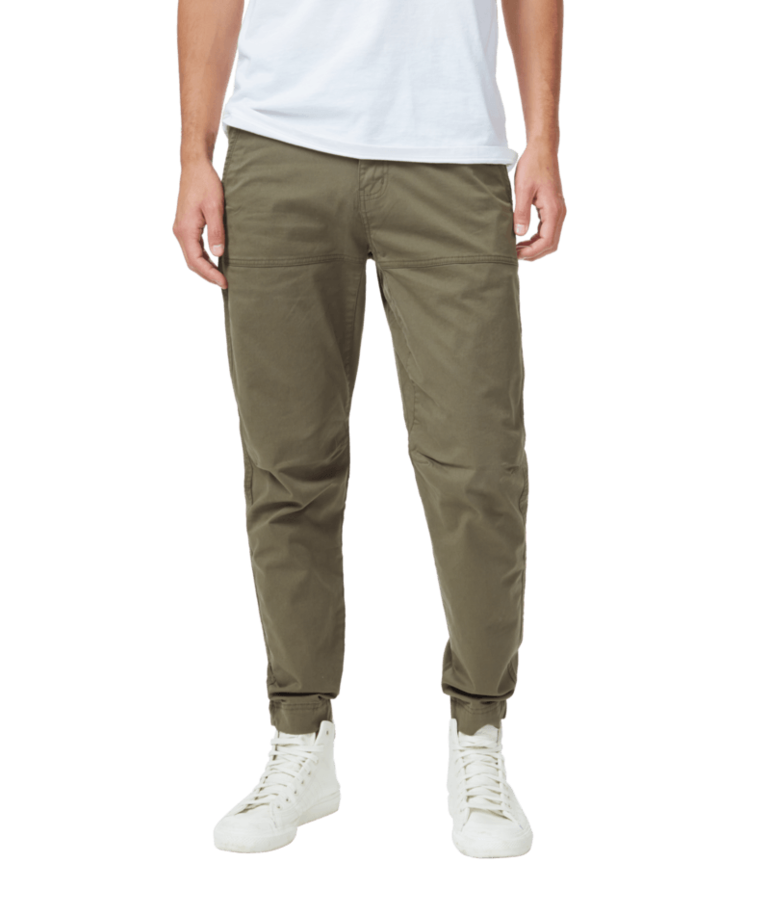 TENTREE Mens Stretch Twill Everyday Jogger Olive Night Green - Edge of the  World