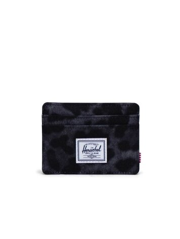 HERSCHEL HERSCHEL Charlie Cardholder Wallet Digi Leopard Black