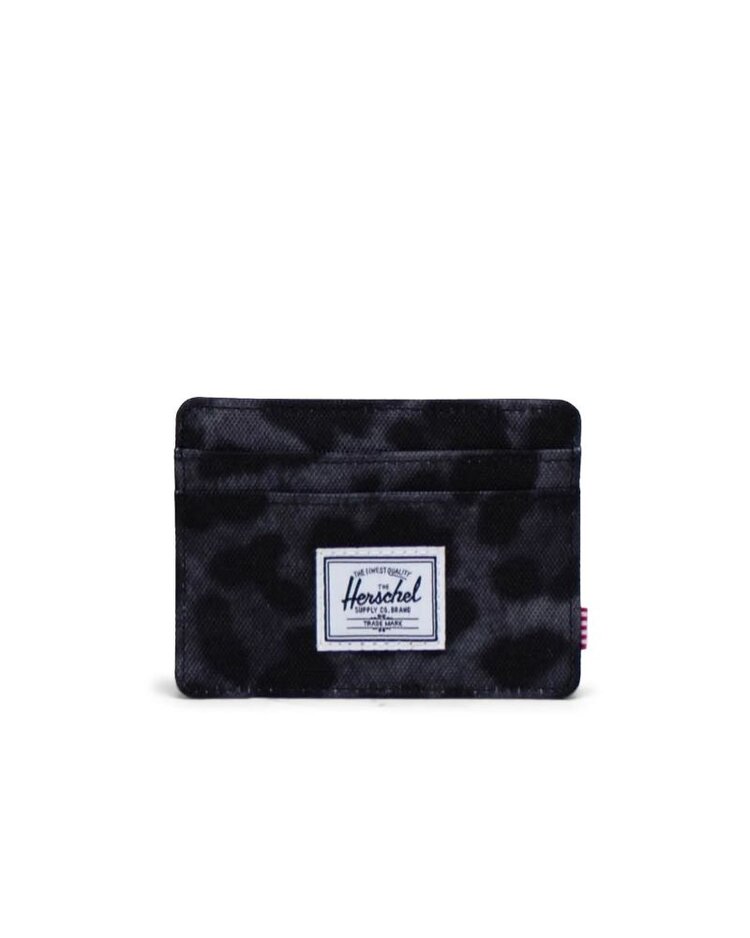 HERSCHEL HERSCHEL Charlie Cardholder Wallet Digi Leopard Black