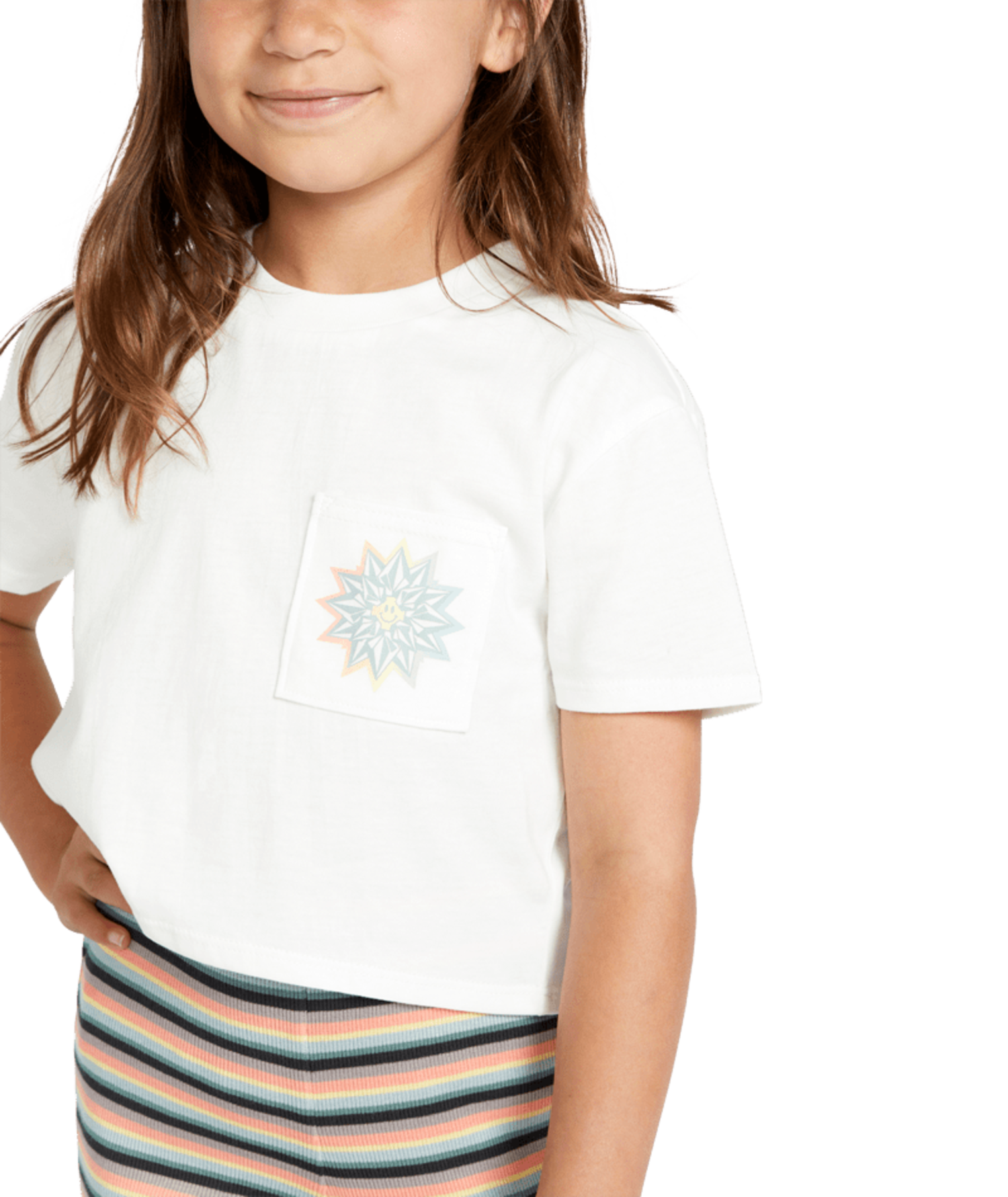 Volcom Pocket Dial Tee - Star White Volcom Pocket Dial Tee - Star White