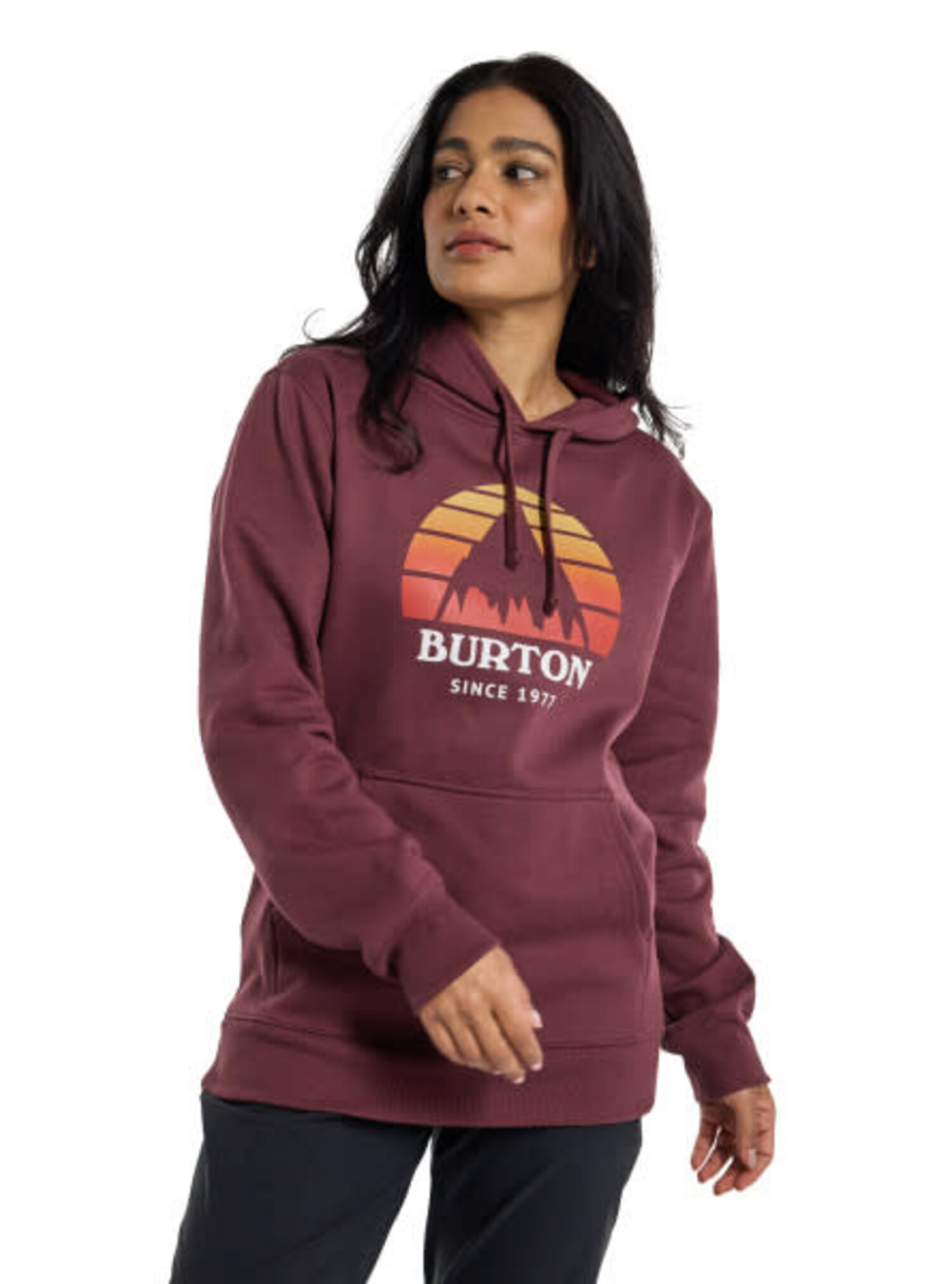 BURTON Underhill Pullover Hoodie Almandine Edge of the World