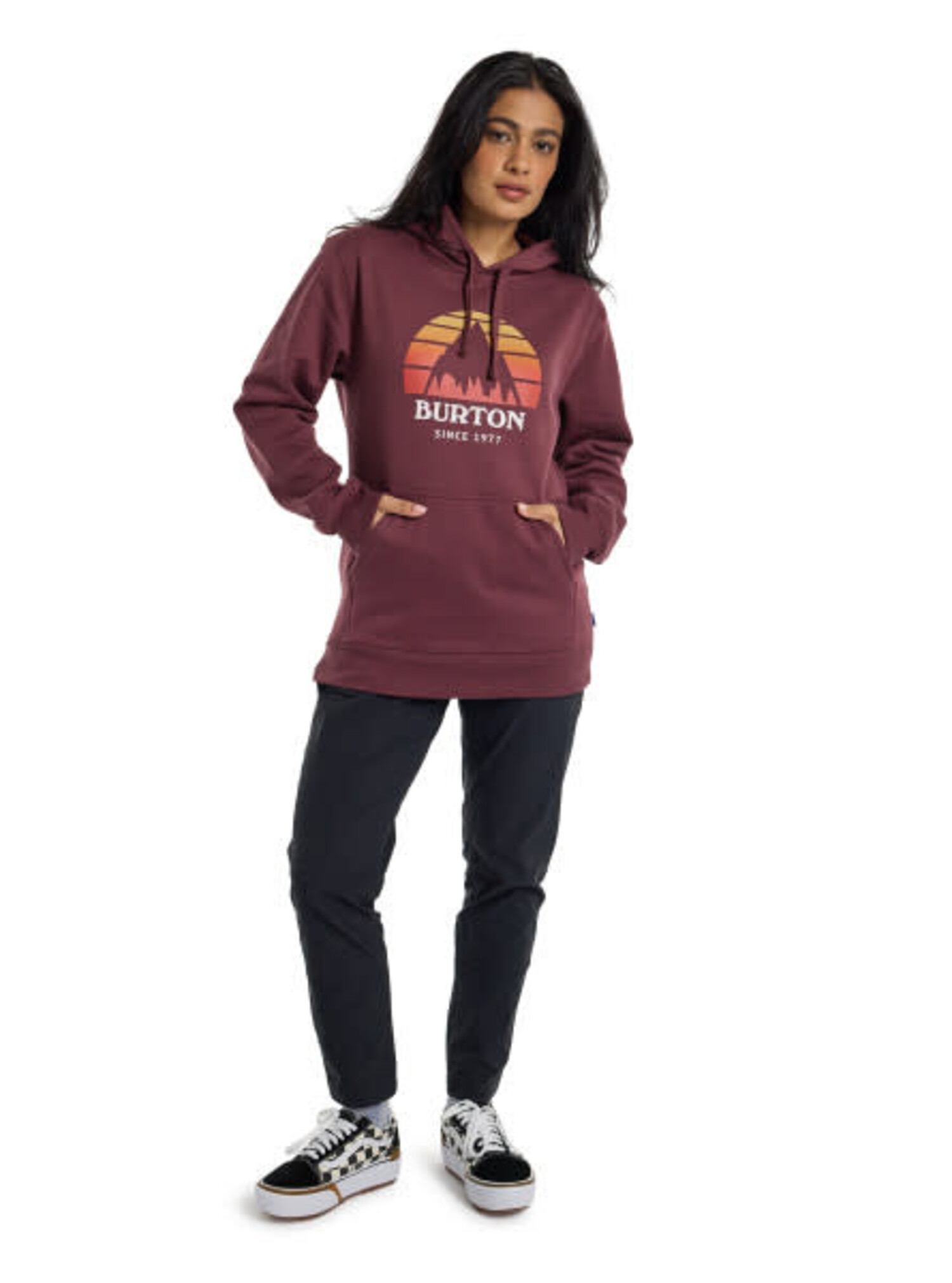 BURTON Underhill Pullover Hoodie Almandine Edge of the World