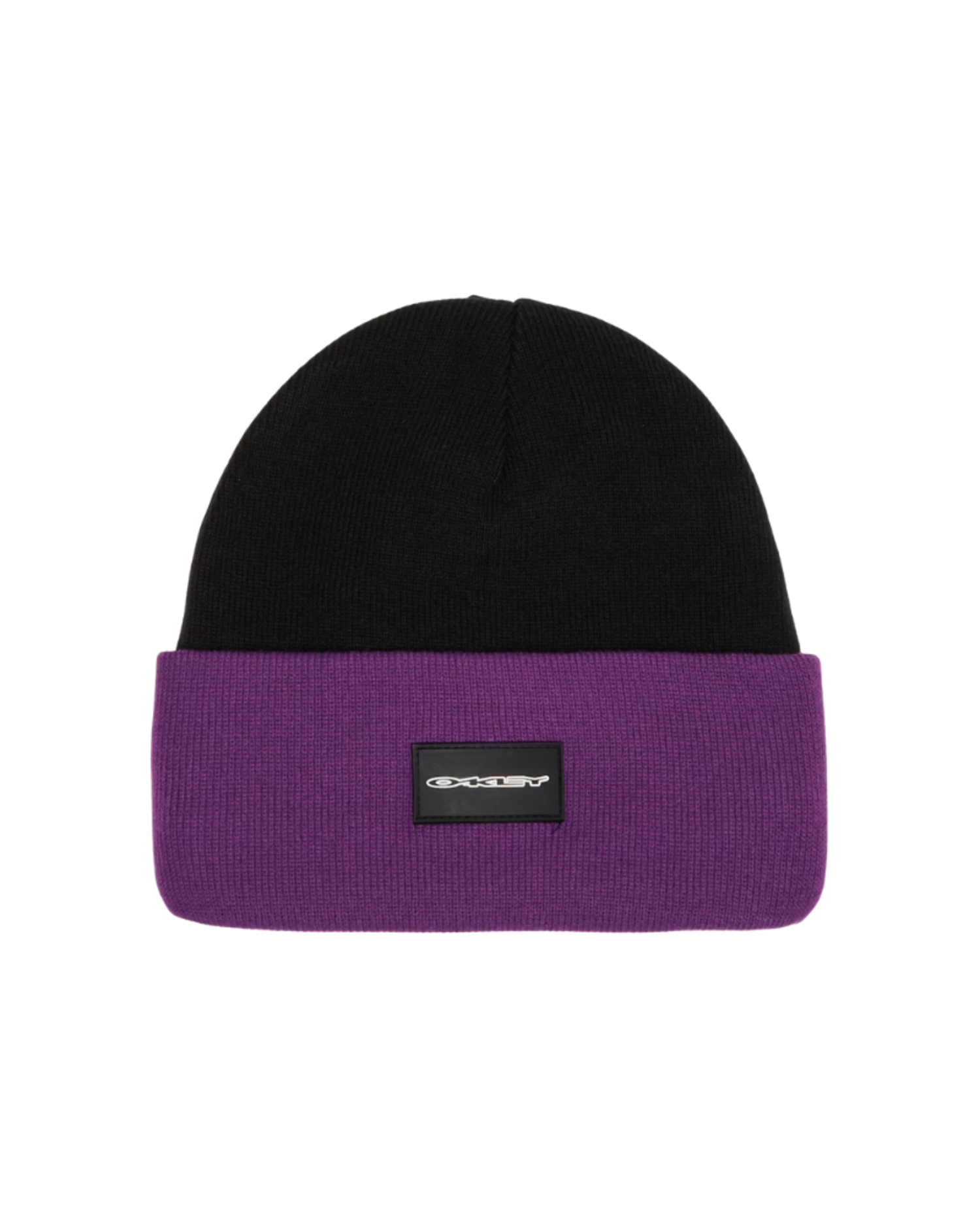 OAKLEY OAKLEY TC Stretch Logo Beanie in Black/Ultra Purple