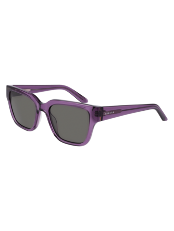 DRAGON DRAGON Rowan Shiny Dusty Grape Sunglasses with Lumalens Smoke