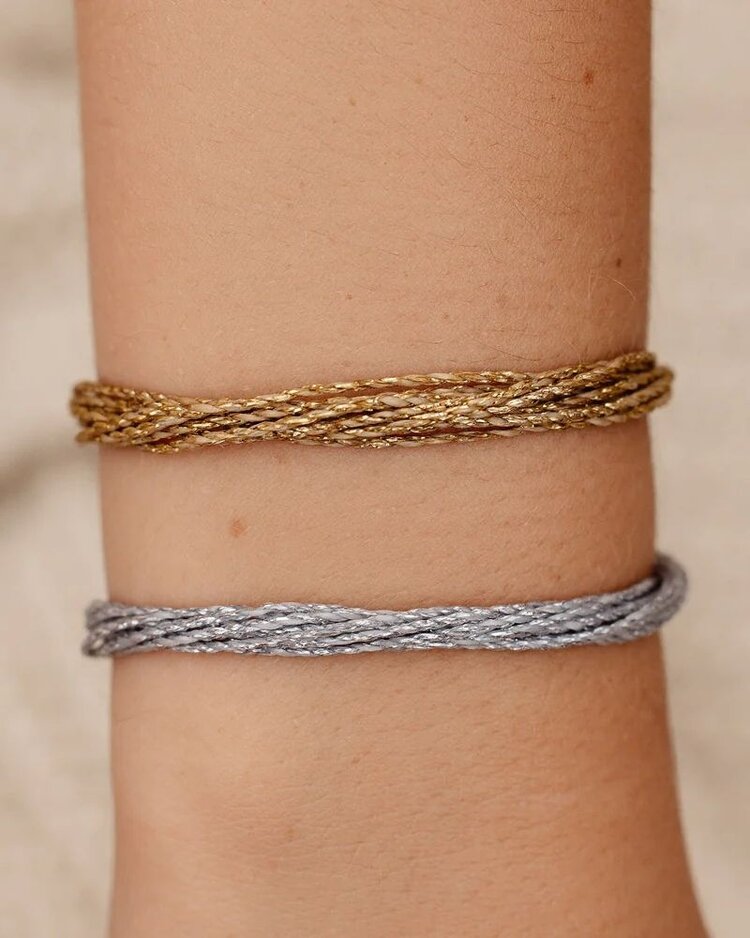 PURA VIDA PURA VIDA Bright Original Bracelet Silver Sparkle - SLSP