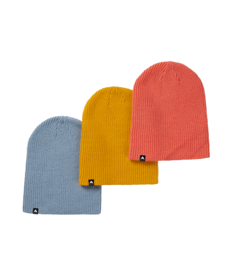 BURTON BURTON Recycled DND 3 Pack Beanies Goldenrod/Dusty Blue/Peach Echo