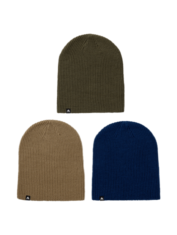 BURTON BURTON Recycled DND 3 Pack Beanies Nightfall/Summit Taupe/Forest Moss