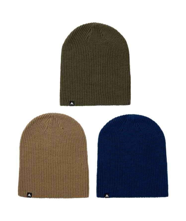 BURTON BURTON Recycled DND 3 Pack Beanies Nightfall/Summit Taupe/Forest Moss