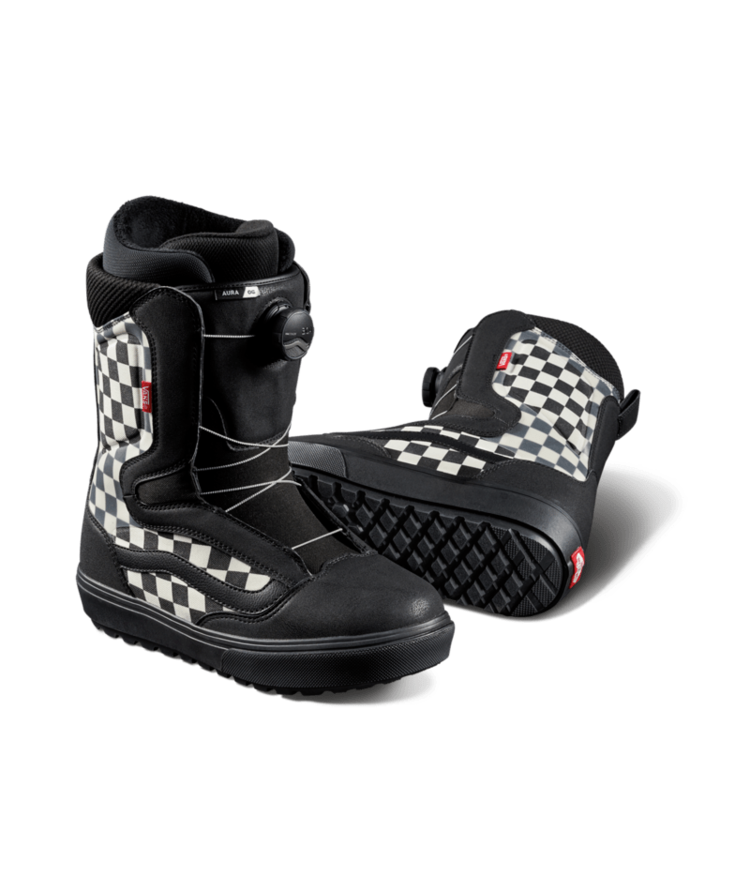 VANS 2025 VANS Aura OG Snowboard Boot Black/Checkerboard