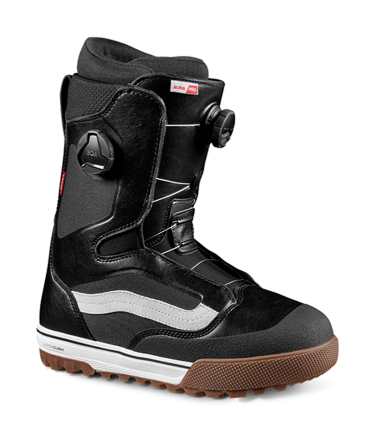 VANS 2025 VANS Aura Pro Snowboard Boot in Black/White