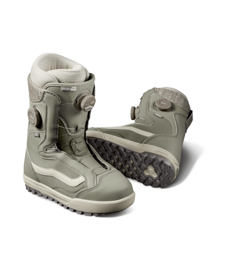 VANS 2025 VANS Encore Pro Snowboard Boots in Khaki/White