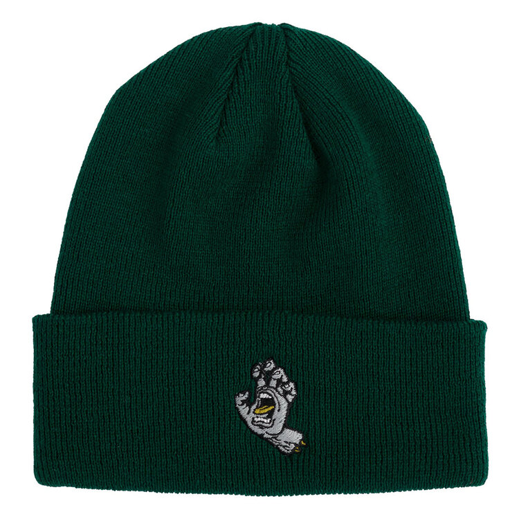 SANTA CRUZ SANTA CRUZ Beanie Screamin Hand Forest / Grey / Gold
