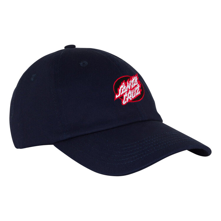 SANTA CRUZ SANTA CRUZ Dad Strapback True Oval Flame Dot Navy