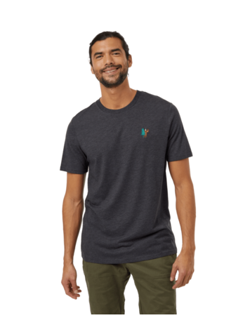 TENTREE TENTREE Mens Sasquatch T-Shirt Meteorite Black Heather/Tree