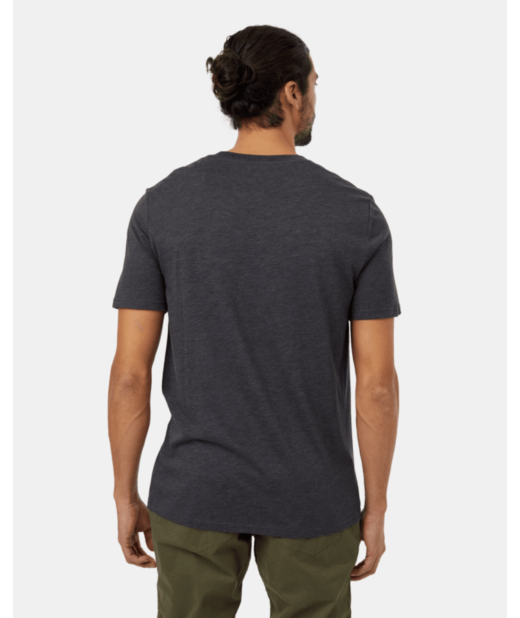 TENTREE TENTREE Mens Sasquatch T-Shirt Meteorite Black Heather/Tree