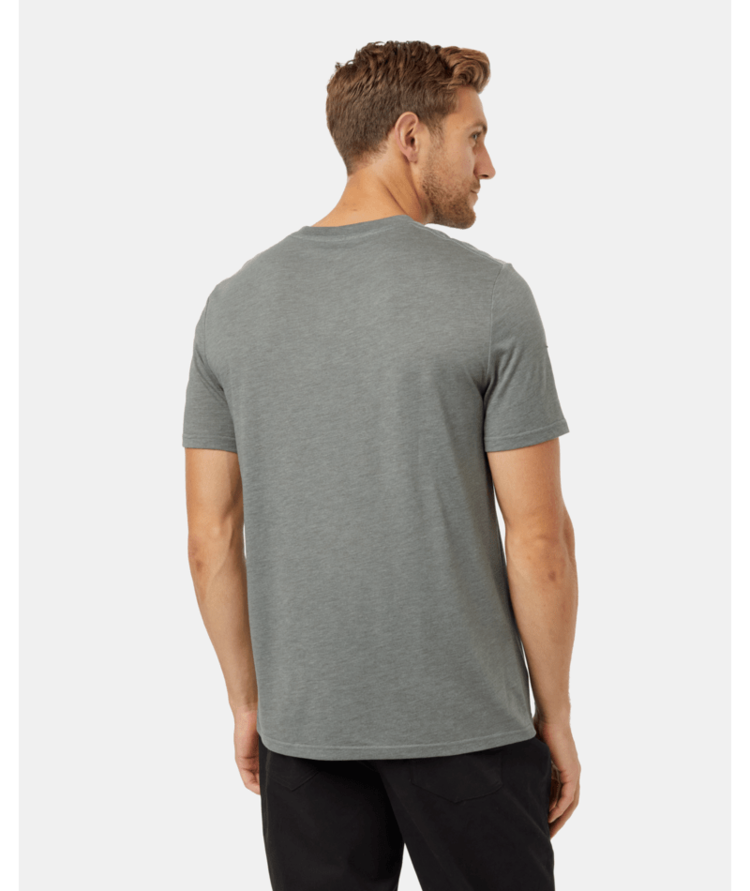 TENTREE TENTREE Mens Juniper T-Shirt Mineral Heather/White
