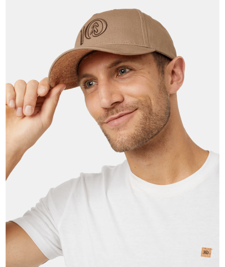 TENTREE TENTREE Logo Cork Brim Altitude Hat Fossil/Ash Brown