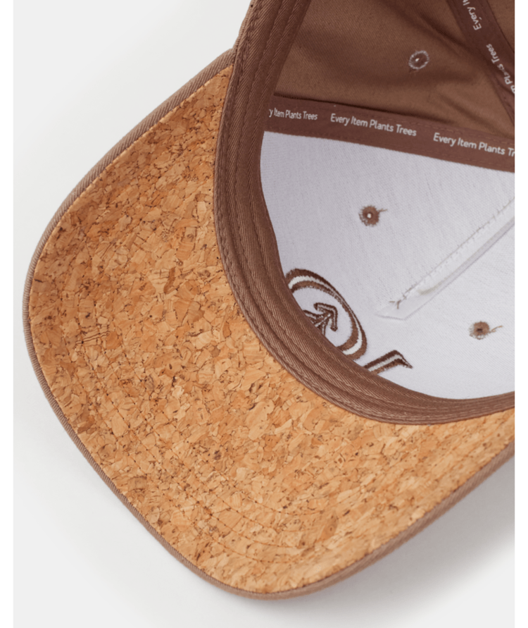 TENTREE TENTREE Logo Cork Brim Altitude Hat Fossil/Ash Brown