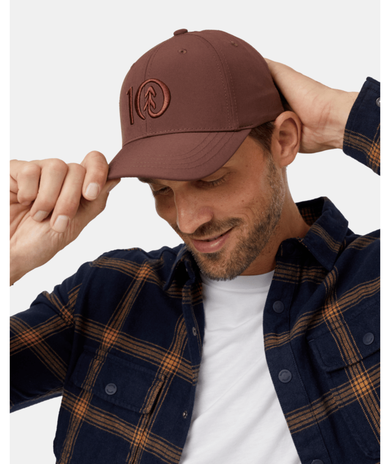TENTREE inMotion Thicket Hat Deep Mahogany/Dark Burgundy