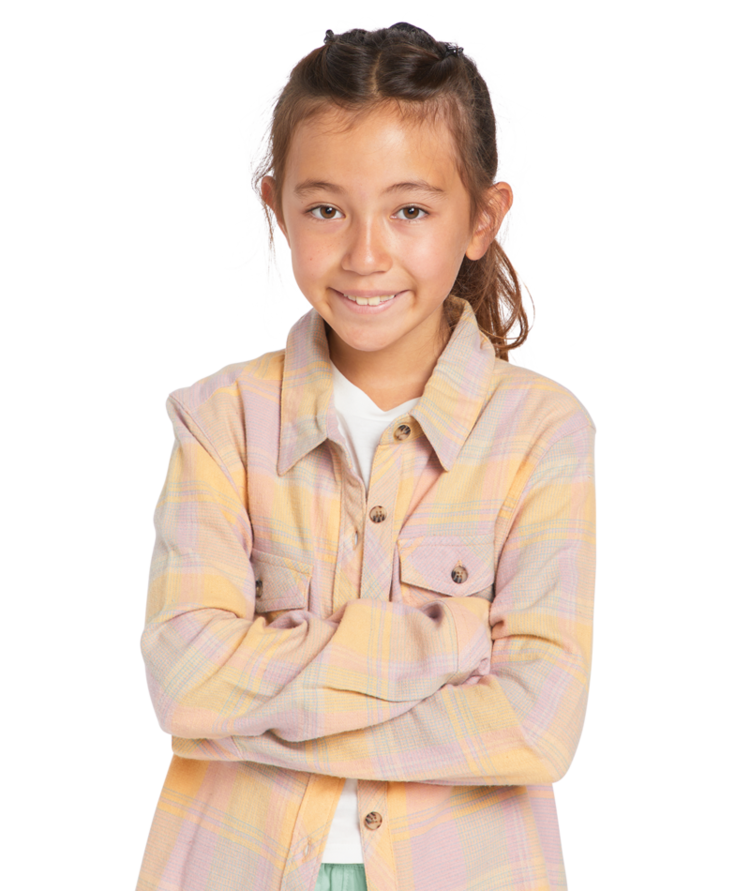 VOLCOM VOLCOM Girls Rad Plais Long Sleeve Sand