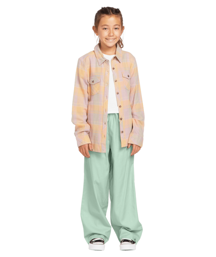 VOLCOM VOLCOM Girls Rad Plais Long Sleeve Sand