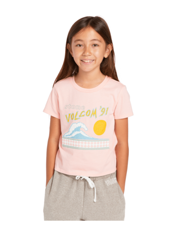 VOLCOM VOLCOM Girls I Got U Baby Short Sleeve Tee Pink