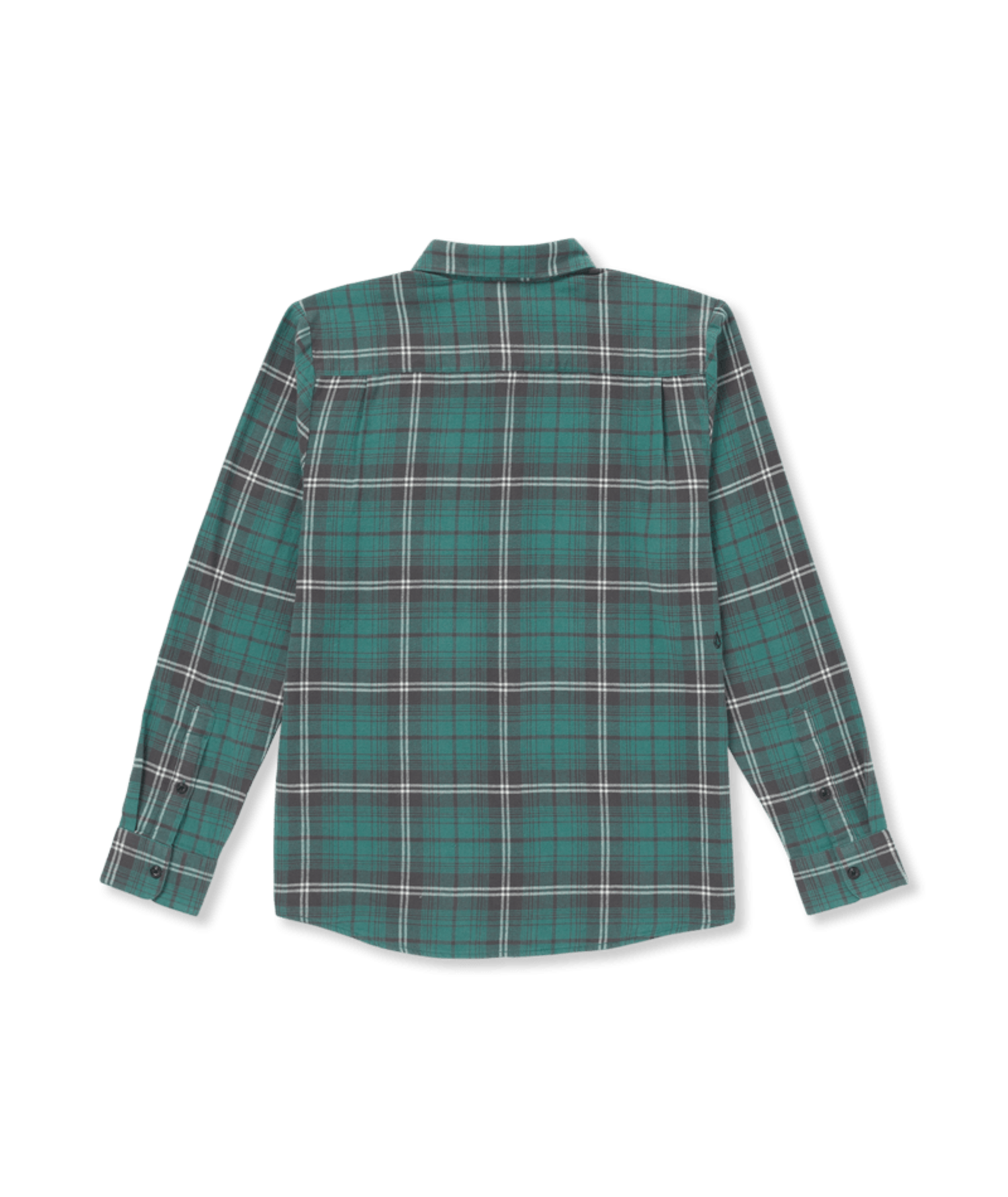 VOLCOM Caden Plaid Long Sleeve Sea Green - Edge of the World VOLCOM Caden Plaid Long Sleeve Sea Green - Edge of the World