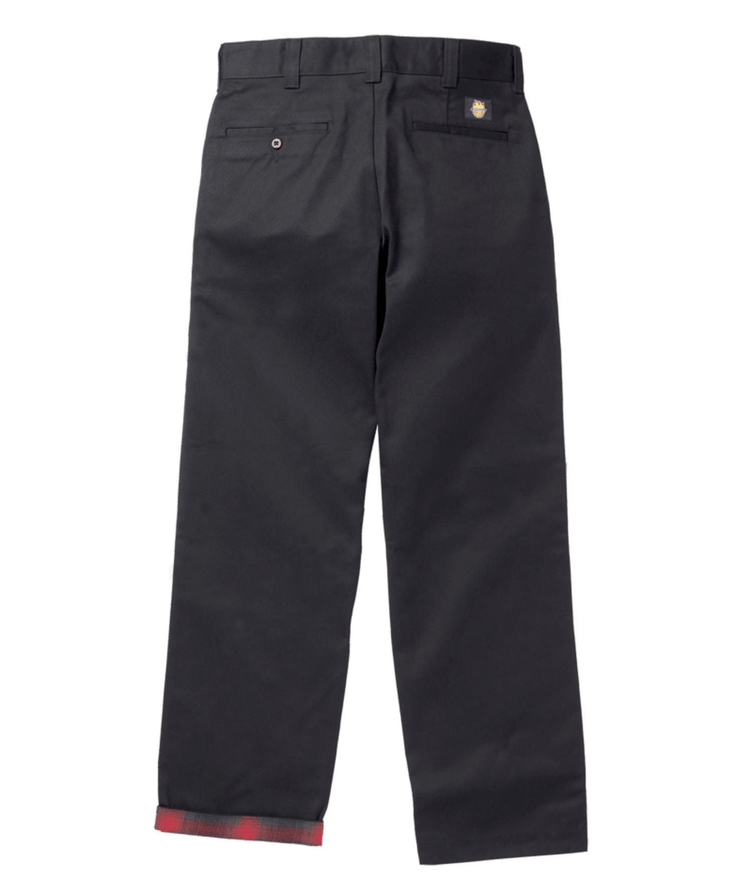 DICKIES X SPITFIRE Pant with Flannel Cuff Black - Edge of DICKIES X SPITFIRE Pant with Flannel Cuff Black - Edge of