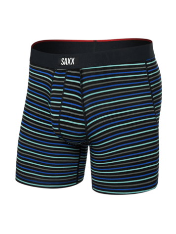 SAXX SAXX Vibe Xtra Boxer Brief Fly Gent'S Stripe Sport Blue - GSB