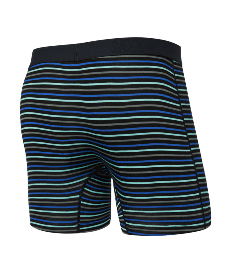 SAXX SAXX Vibe Xtra Boxer Brief Fly Gent'S Stripe Sport Blue - GSB