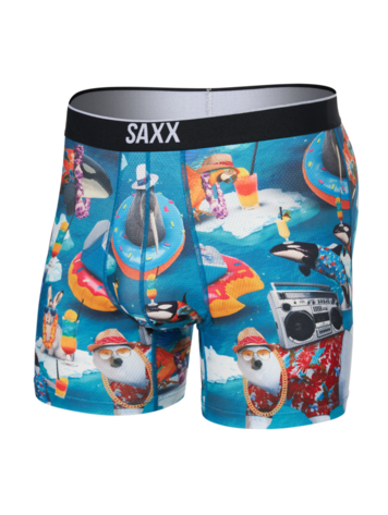 SAXX SAXX Volt Breathable Mesh Boxer Brief Arctic Blast Aqua - ARB