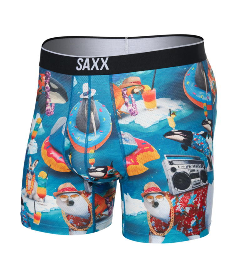 SAXX SAXX Volt Breathable Mesh Boxer Brief Arctic Blast Aqua - ARB