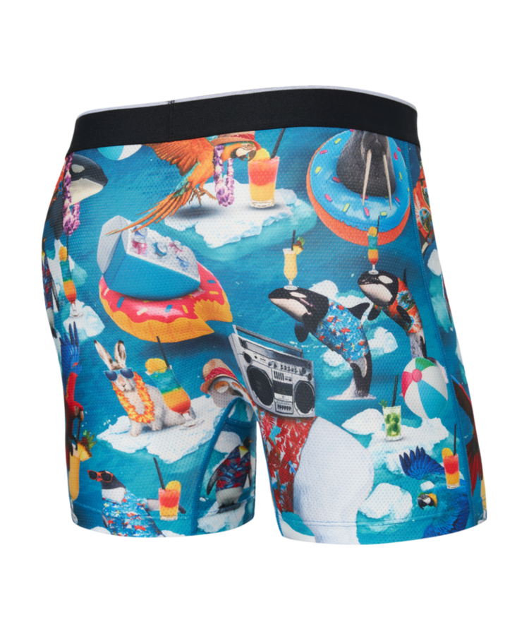 SAXX SAXX Volt Breathable Mesh Boxer Brief Arctic Blast Aqua - ARB