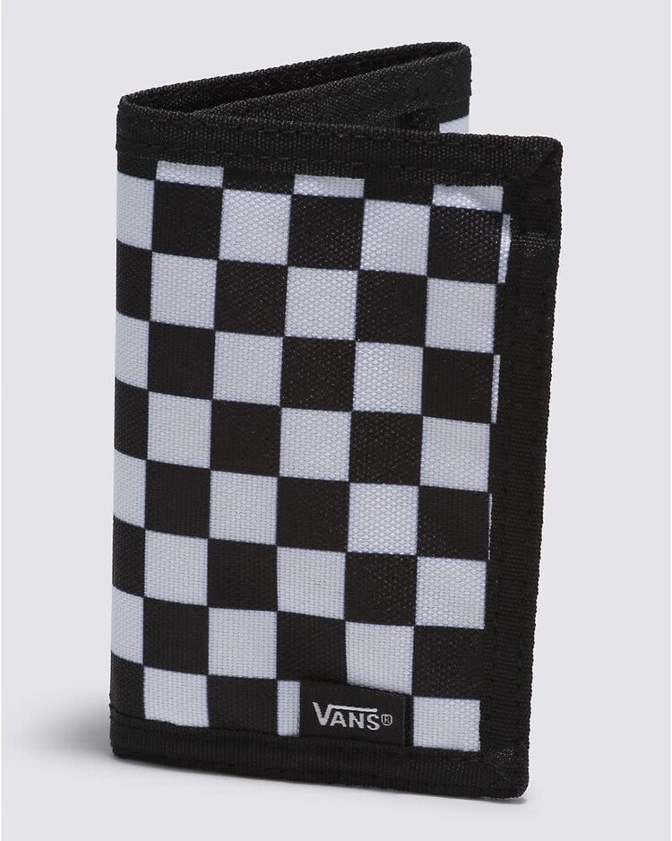 VANS VANS Slipped Wallet In Black/White Check