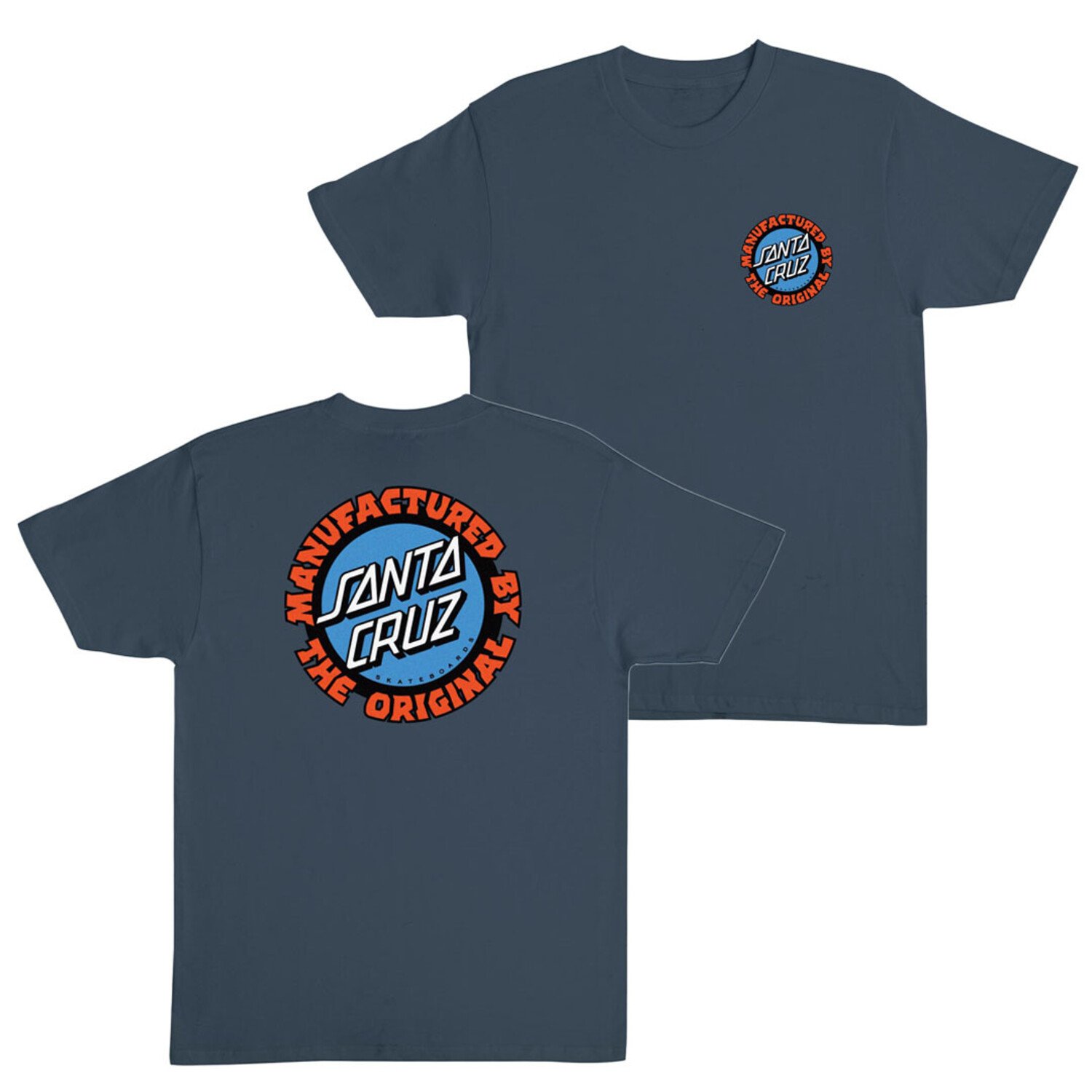 SANTA CRUZ T-Shirt Speed MFG Dot Steel Blue - Edge of the