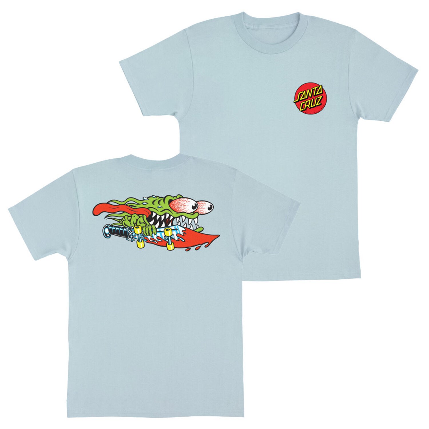 SANTA CRUZ SANTA CRUZ T-Shirt Meek Slasher Good Grey