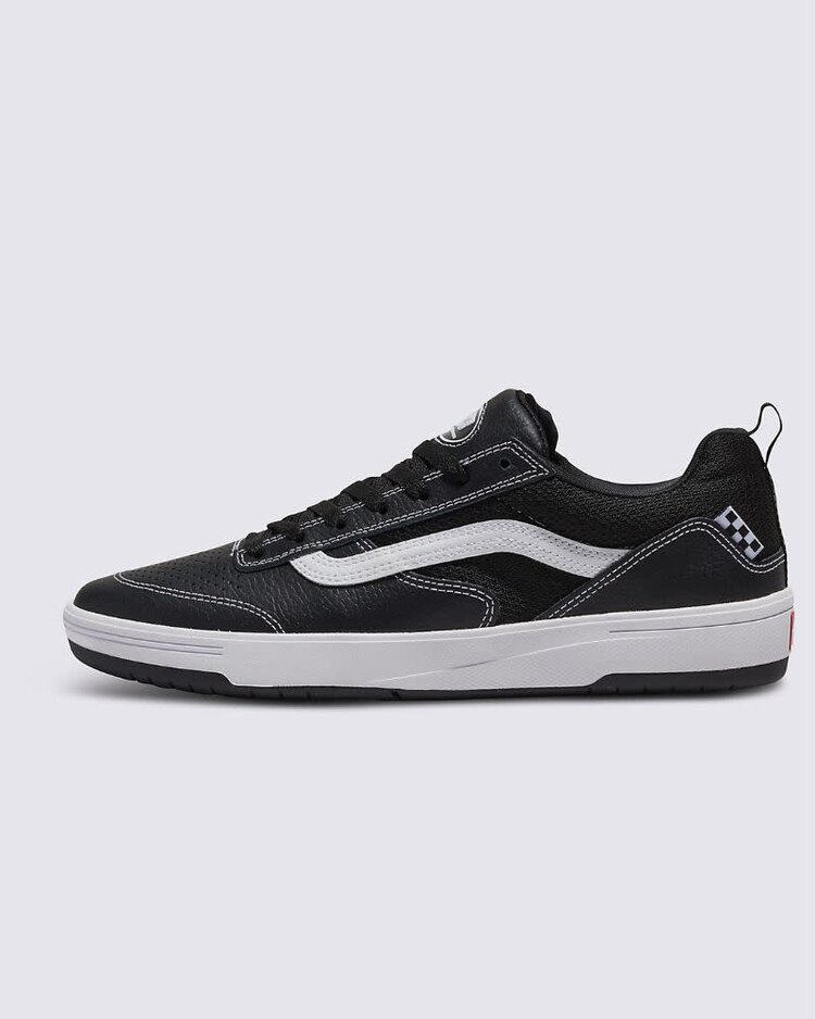 VANS VANS Zahba Leather Shoe in Black/White