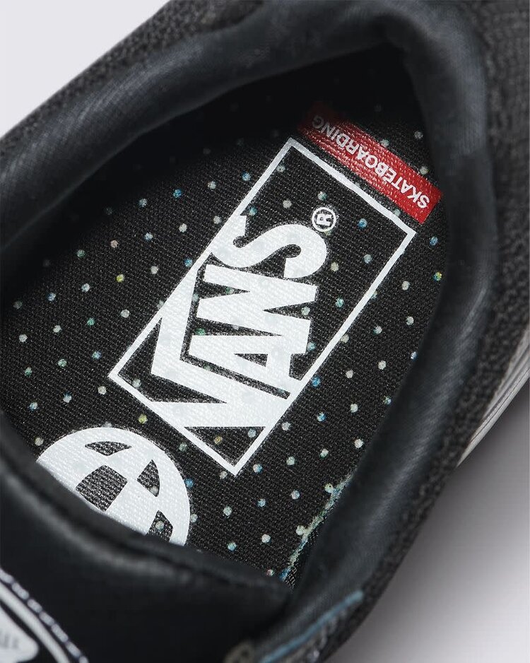 VANS VANS Zahba Leather Shoe in Black/White