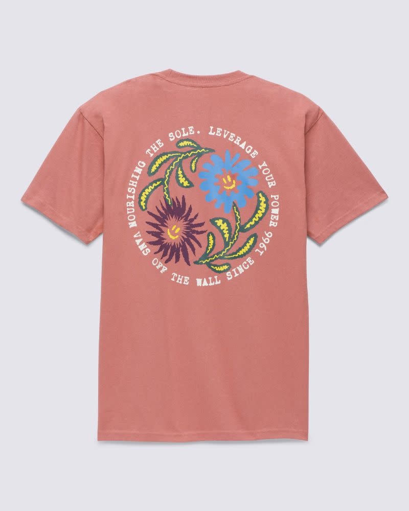 VANS Dual Bloom T Shirt in Withered Rose