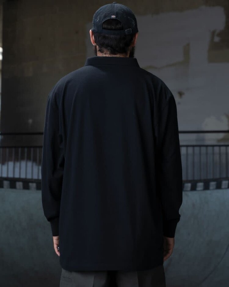 DICKIES DICKIES Ronnie Sandoval Long Sleeve Polo in Black