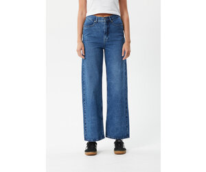 AFENDS Bella Hemp Denim Baggy Jeans Authentic Blue - Edge of the