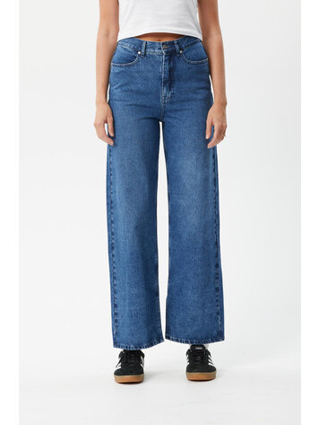 AFENDS AFENDS Bella Hemp Denim Baggy Jeans Authentic Blue