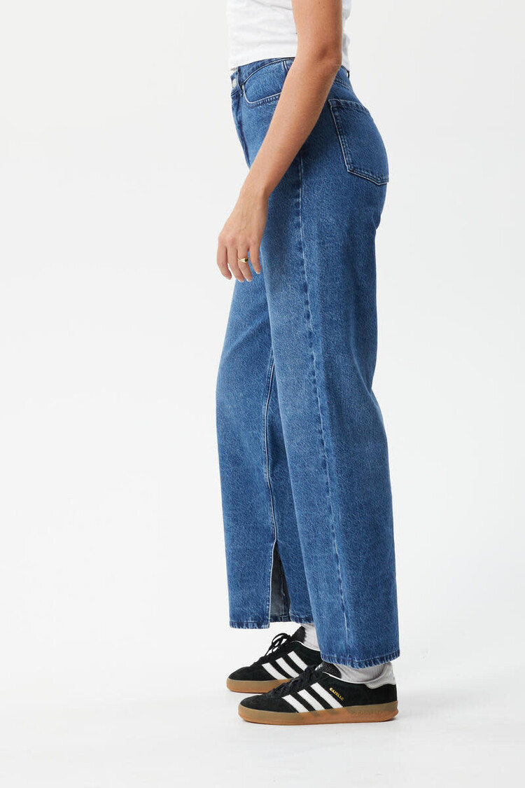 AFENDS AFENDS Bella Hemp Denim Baggy Jeans Authentic Blue