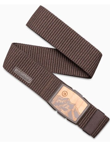 ARCADE ARCADE Woody Stretch Belt in Heather Walnut